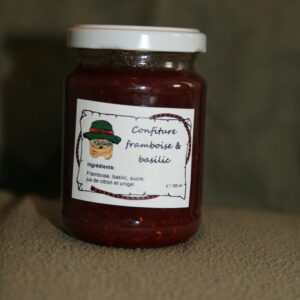 Confiture - Framboise & basilic
